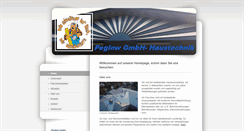 Desktop Screenshot of peglow-haustechnik.de